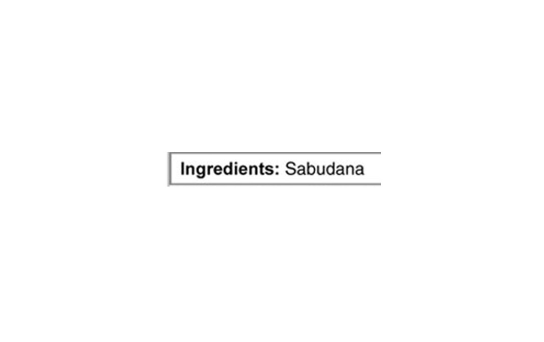 Ekgaon Sabudana    Pack  500 grams